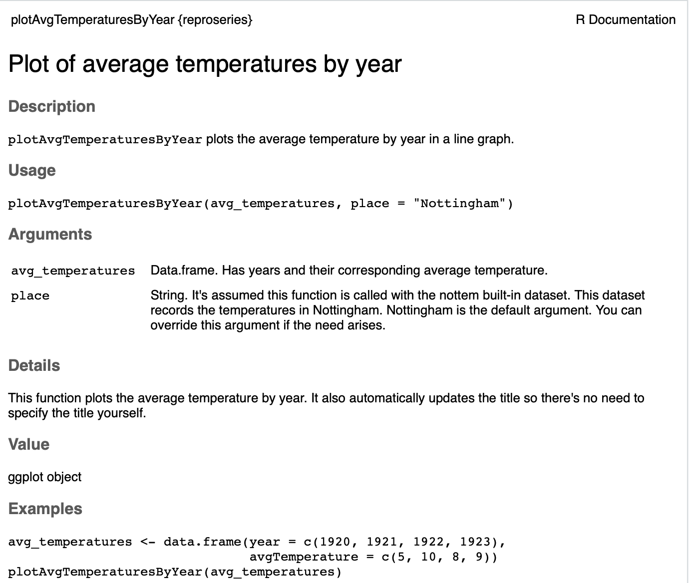 advanced roxygen doc example