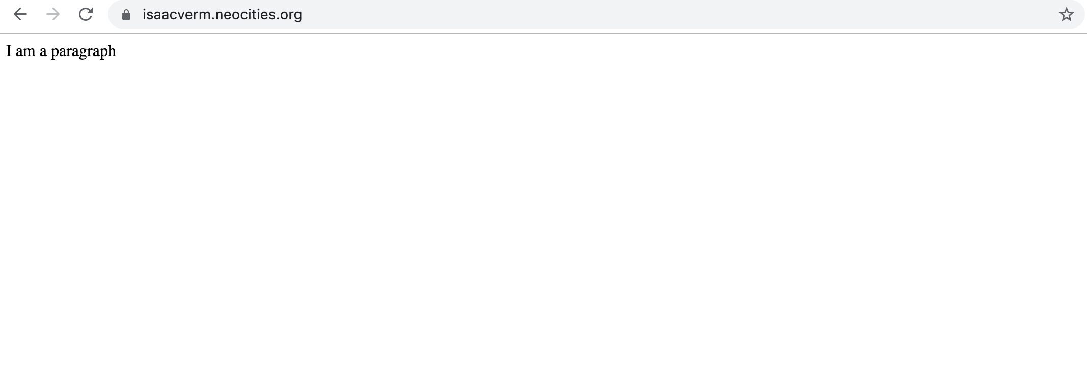Simplest web page example